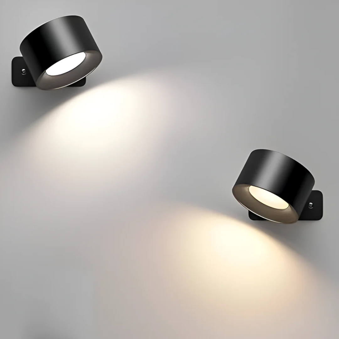 Applique LED moderne effet bois à une lumière