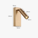 3W Led Applique Murale Lecture Flexible Usb Charge Chambre