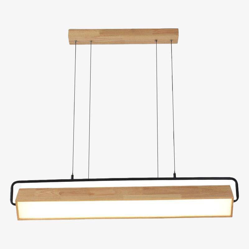 Modern wooden design LED chandelier