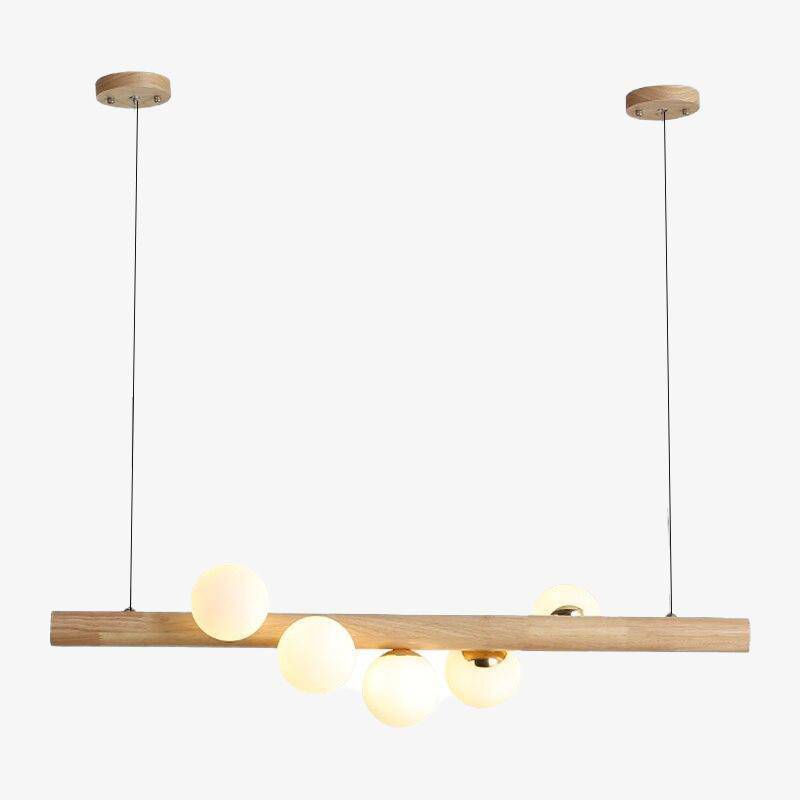 Nordic Design Wooden LED Chandelier