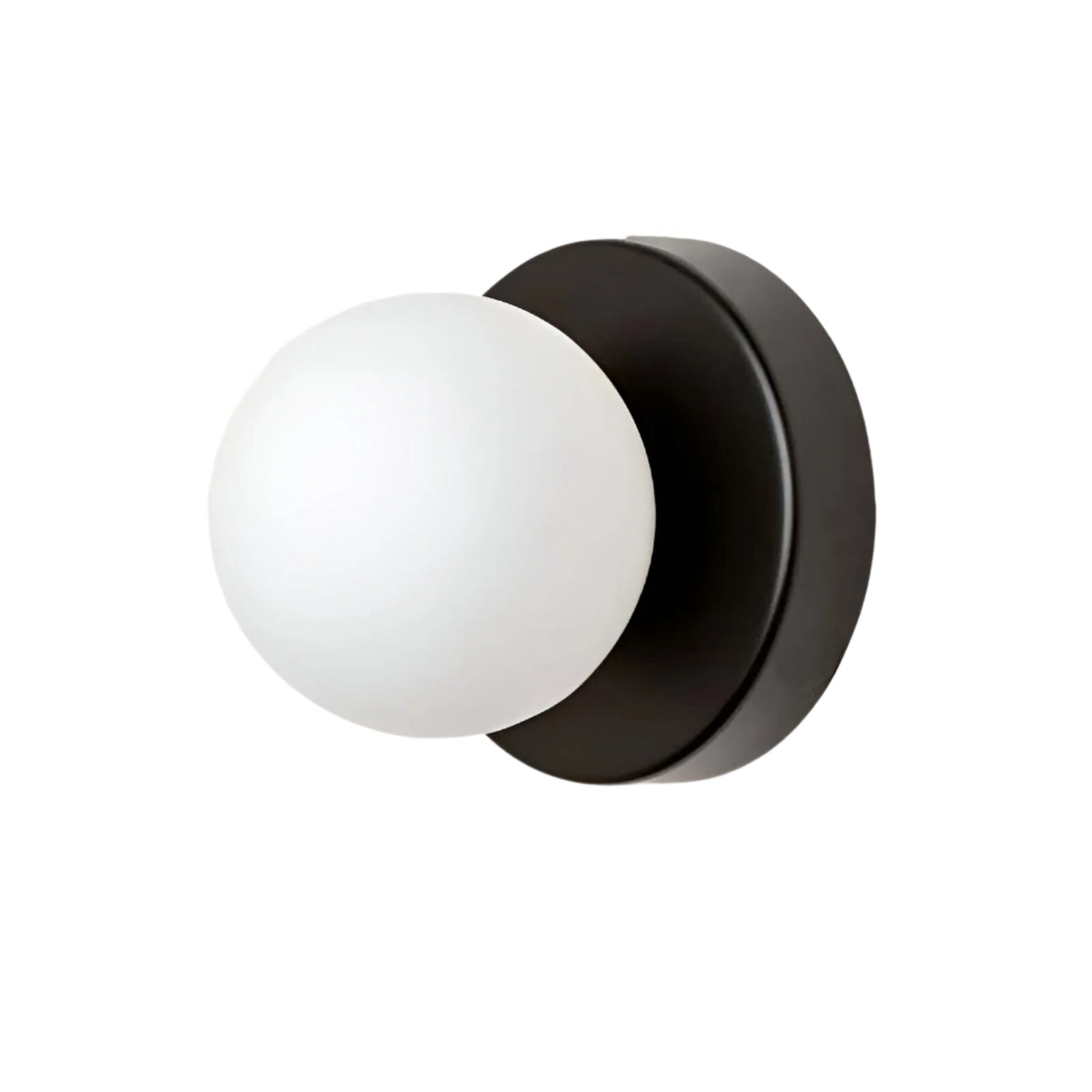 Applique murale nordique en verre globe LED 1 lumière