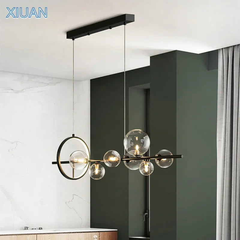 Elegant modern bubble chandelier