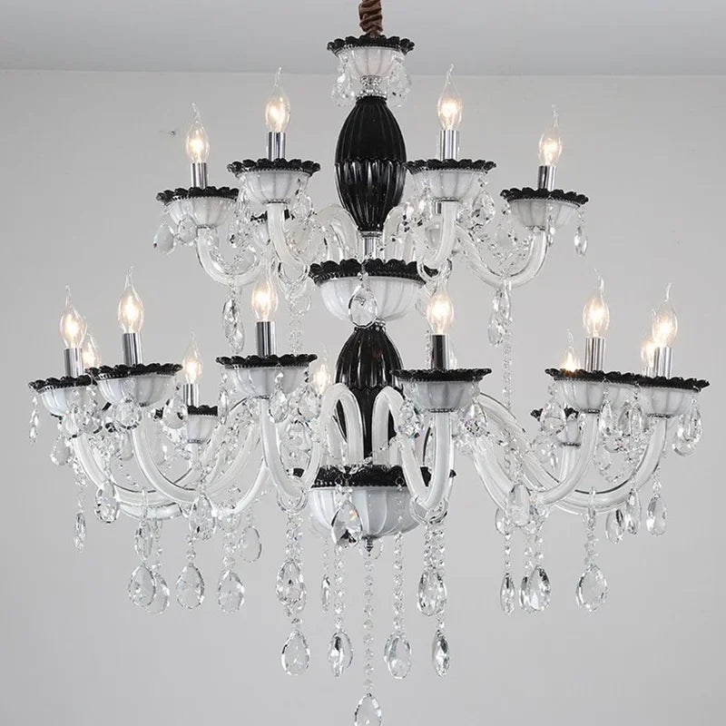 modern crystal chandelier for bright interior decoration