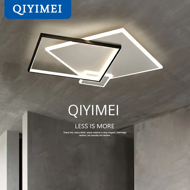 Modern wrought iron acrylic chandelier with integrated LEDs