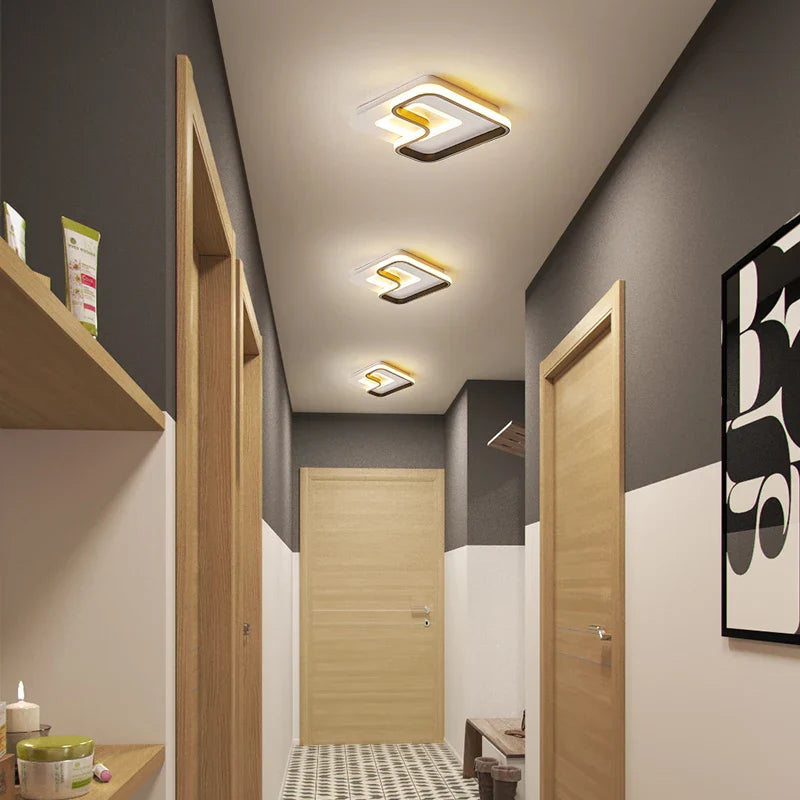 modern LED chandelier warm romantic lighting simple creative Nordic