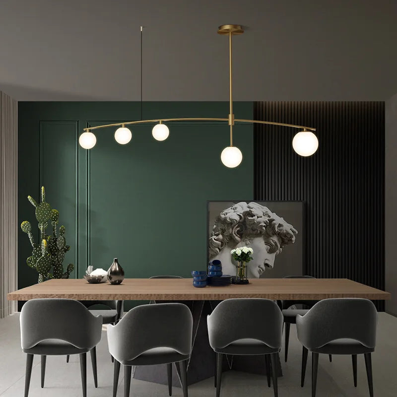 Modern Scandinavian minimalist chandelier