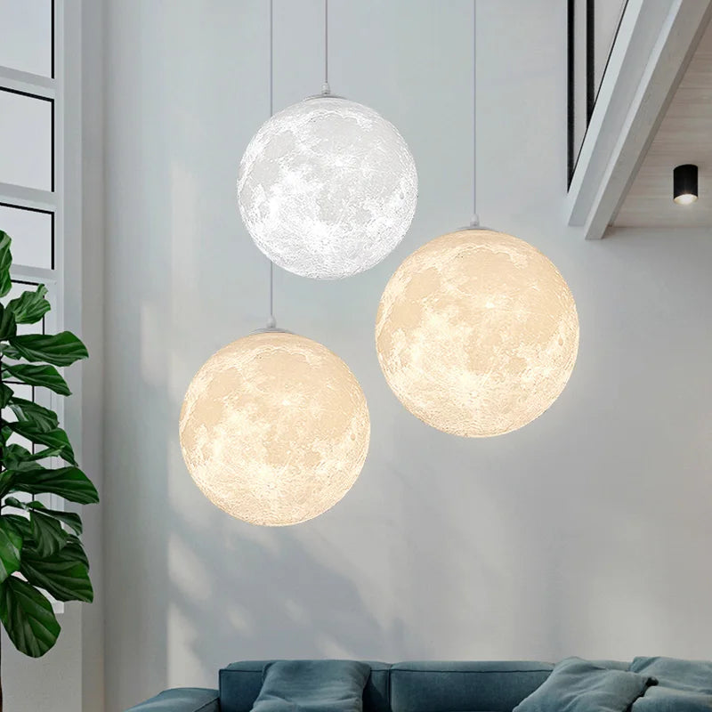 Moon chandelier