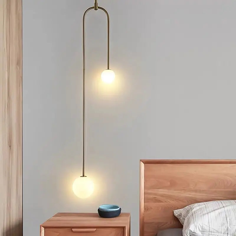 Retro double-head chandelier Nordic personality shop decoration