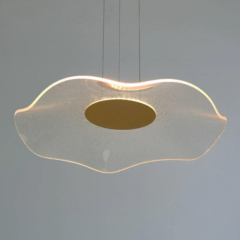 Modern Simple LED Lotus Leaf Nordic Chandelier Dimming