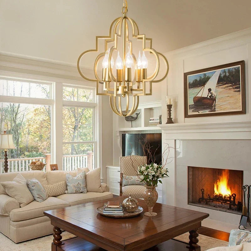 American country chandelier gold creative decoration new collection