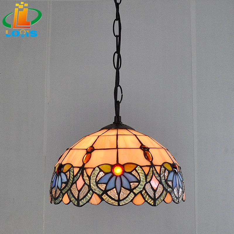 Contemporary Tiffany Orchid Chandelier