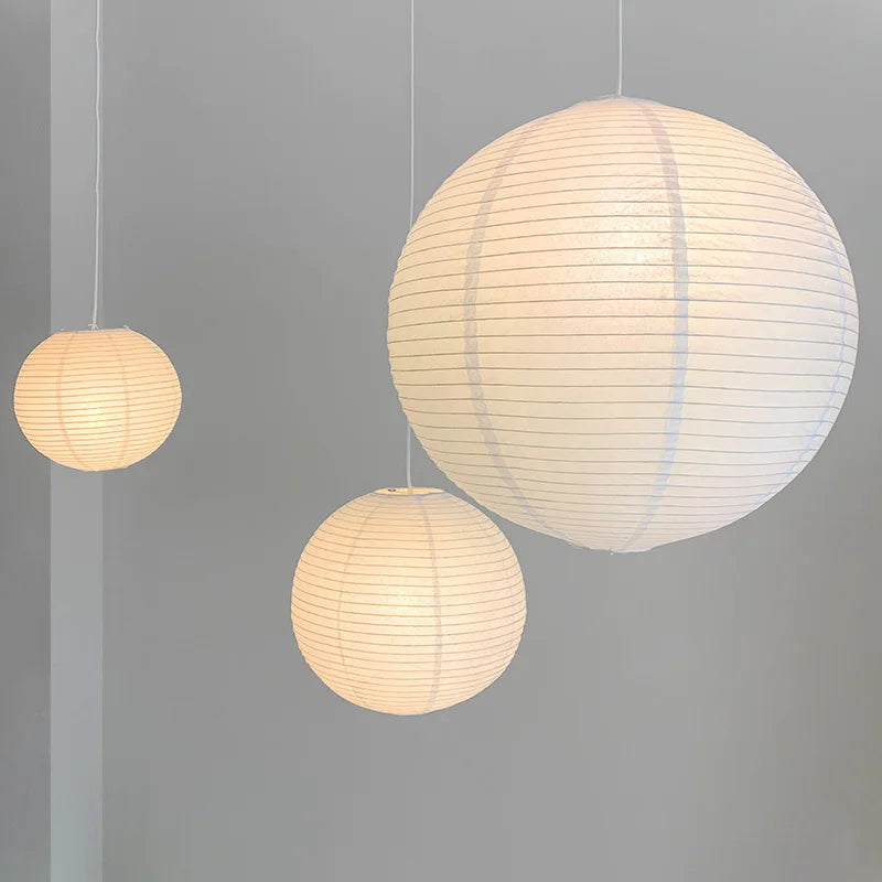 Nordic Danish Cotton Paper Chandelier Japanese Pendant Lamp