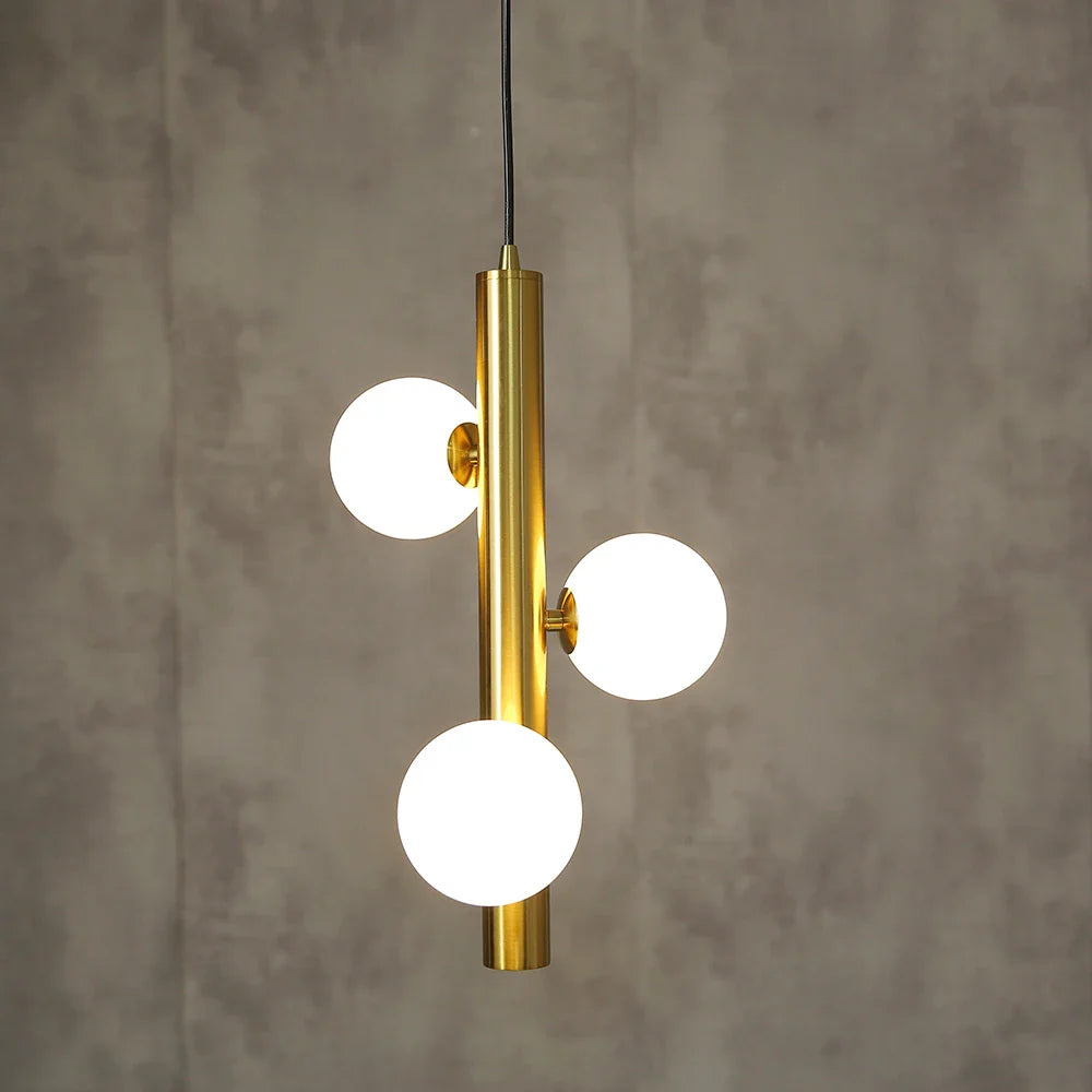 modern frosted glass chandelier LED pendant lights