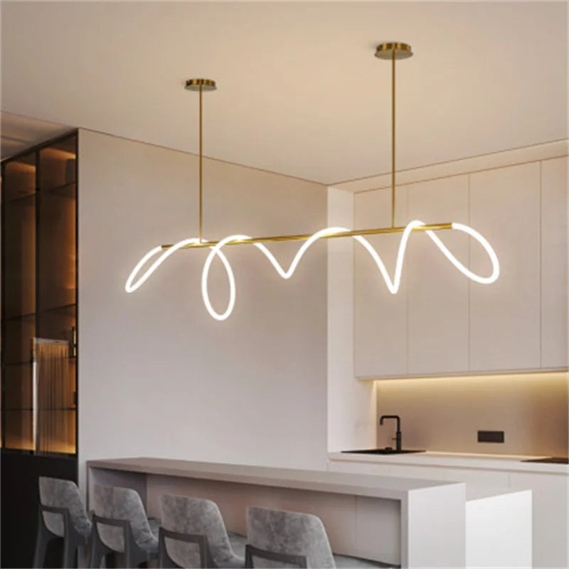 Nordic design modern minimalist restaurant chandelier