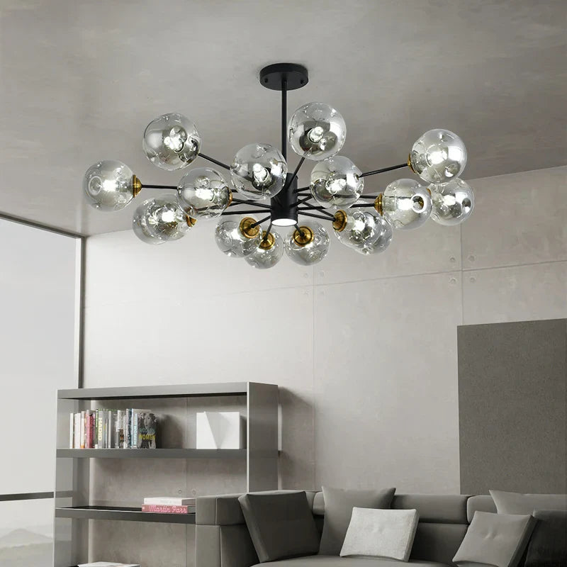 Modern glass magic bean design chandelier for interior