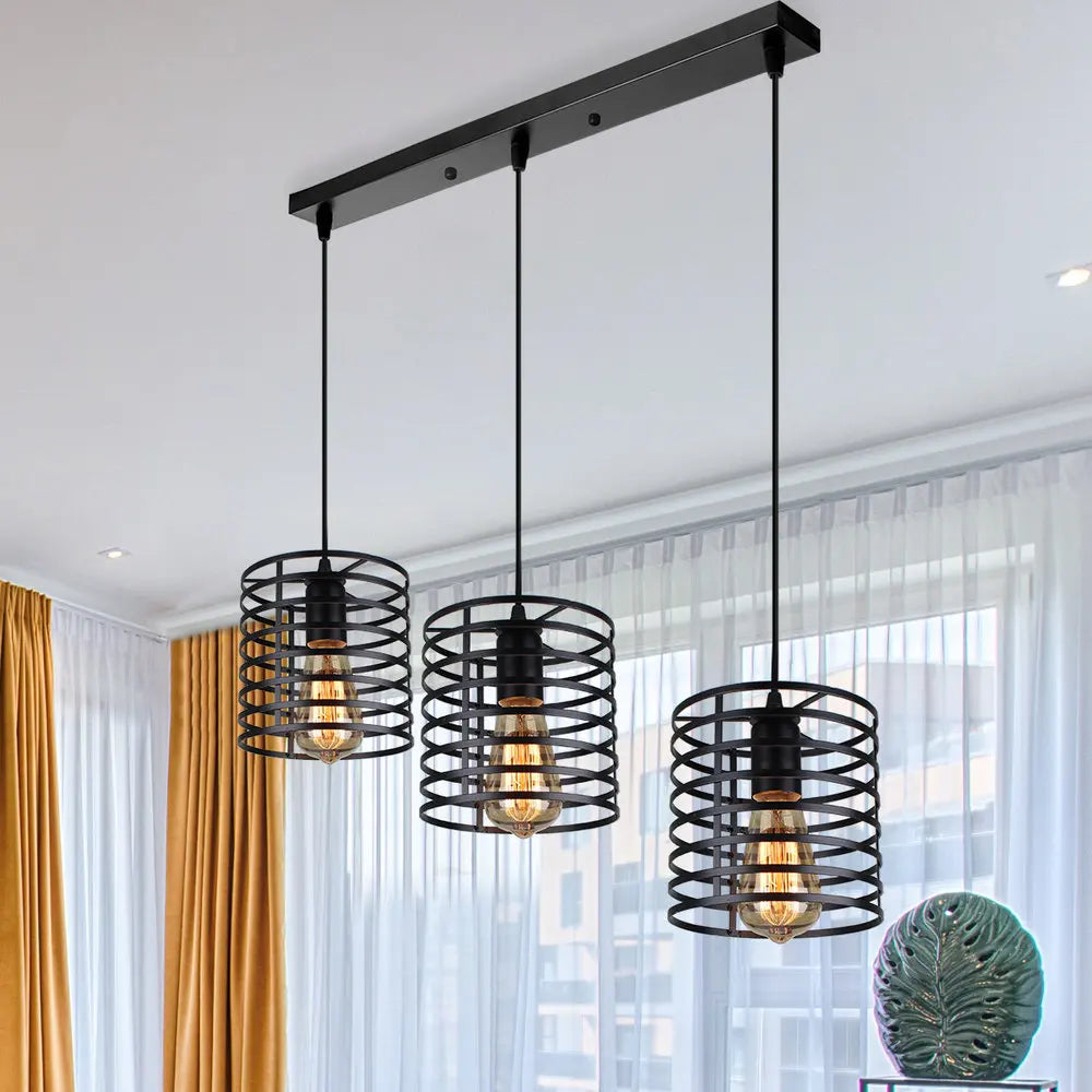 Elegant industrial design pendant light