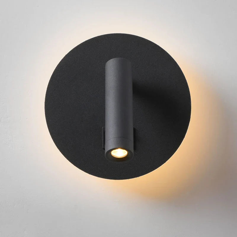 minimalist LED chandelier with decorative spotlight switch