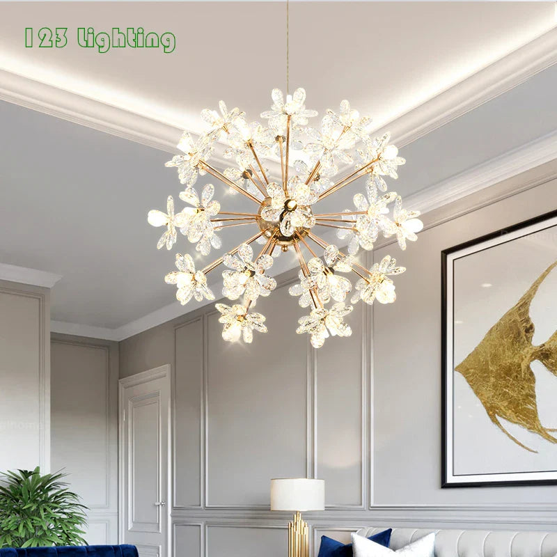 Modern Crystal Chandeliers for Indoor Romantic Decor