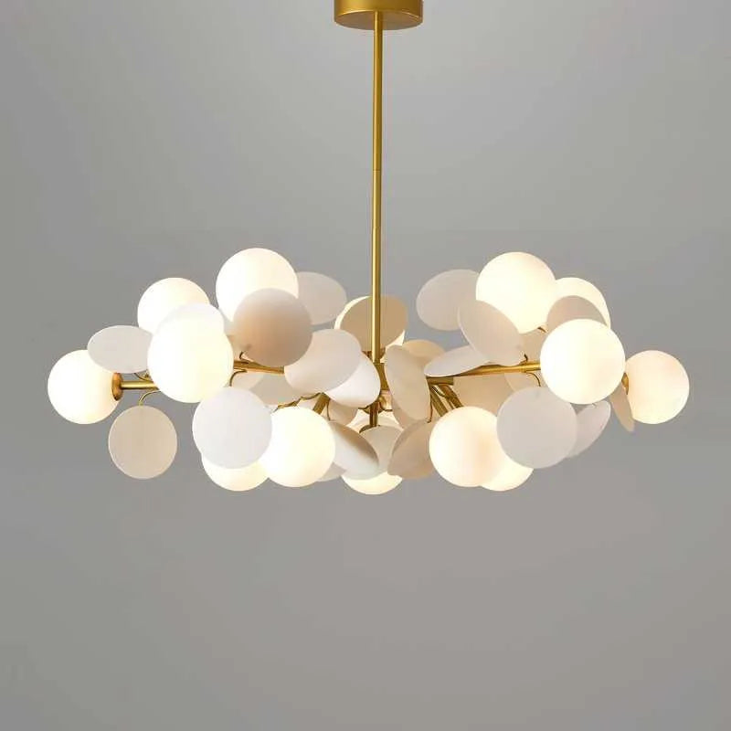 children's colourful acrylic glass globe LED pendant light