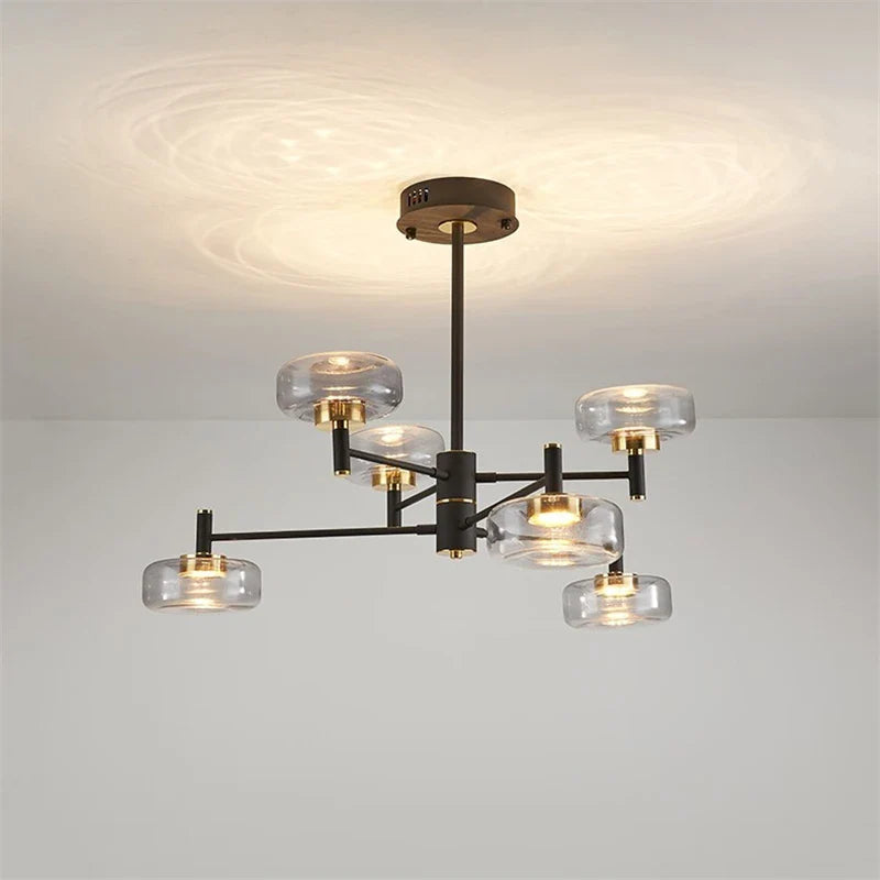 Modern Elegant Scandinavian Luminous Chandelier