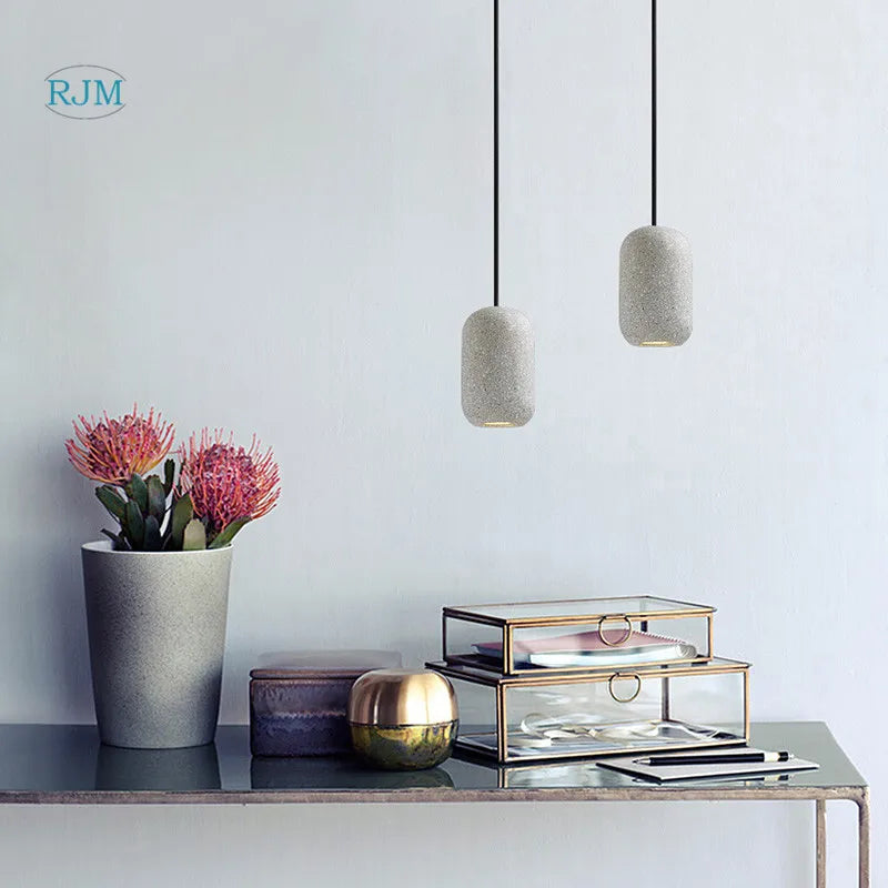 Nordic macaron Danish industrial style chandelier for bar