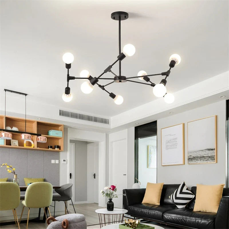modern Nordic vintage chandelier for restaurant