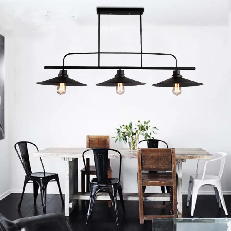 Industrial style retro iron chandelier for creative decoration
