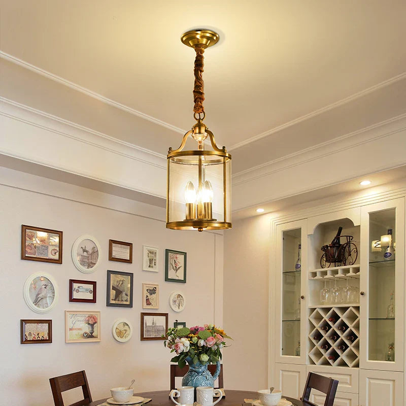 Chic designer chandelier for elegant living room