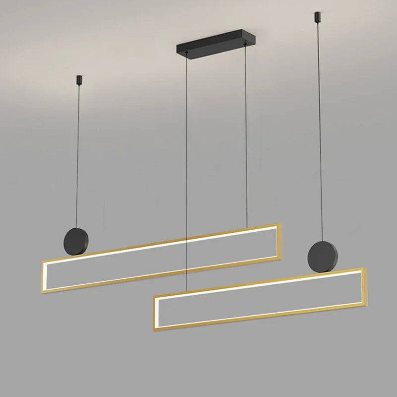 Elegant pendant light with a luminous design