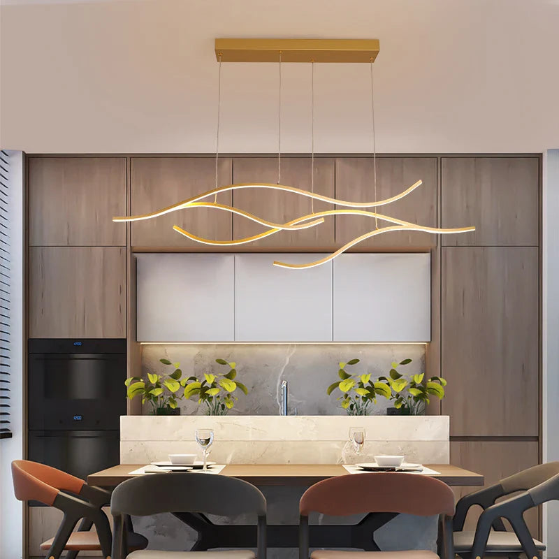 Elegant modern design LED chandelier
