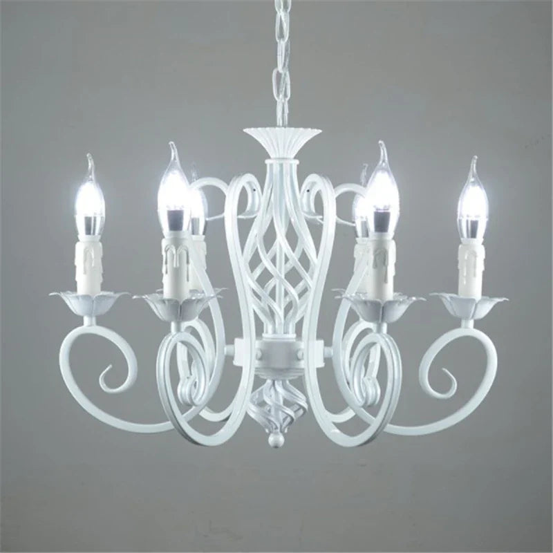Retro industrial metal design chandelier
