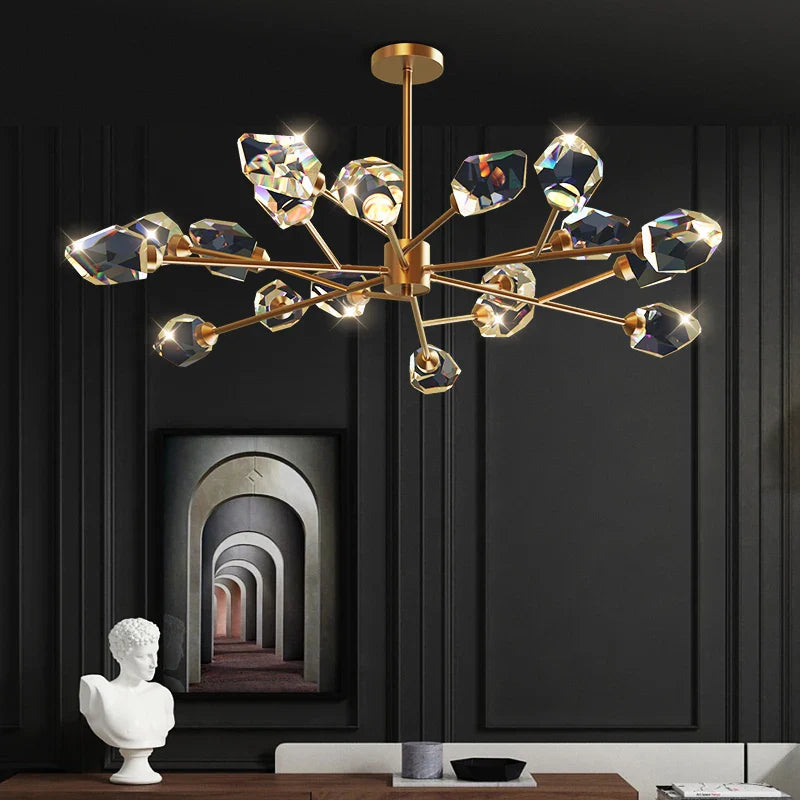 Modern Elegant Crystal Sputnik Chandelier