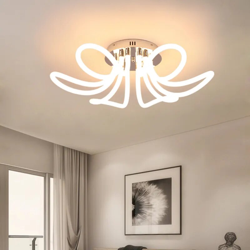 Elegant minimalist Nordic LED chandelier