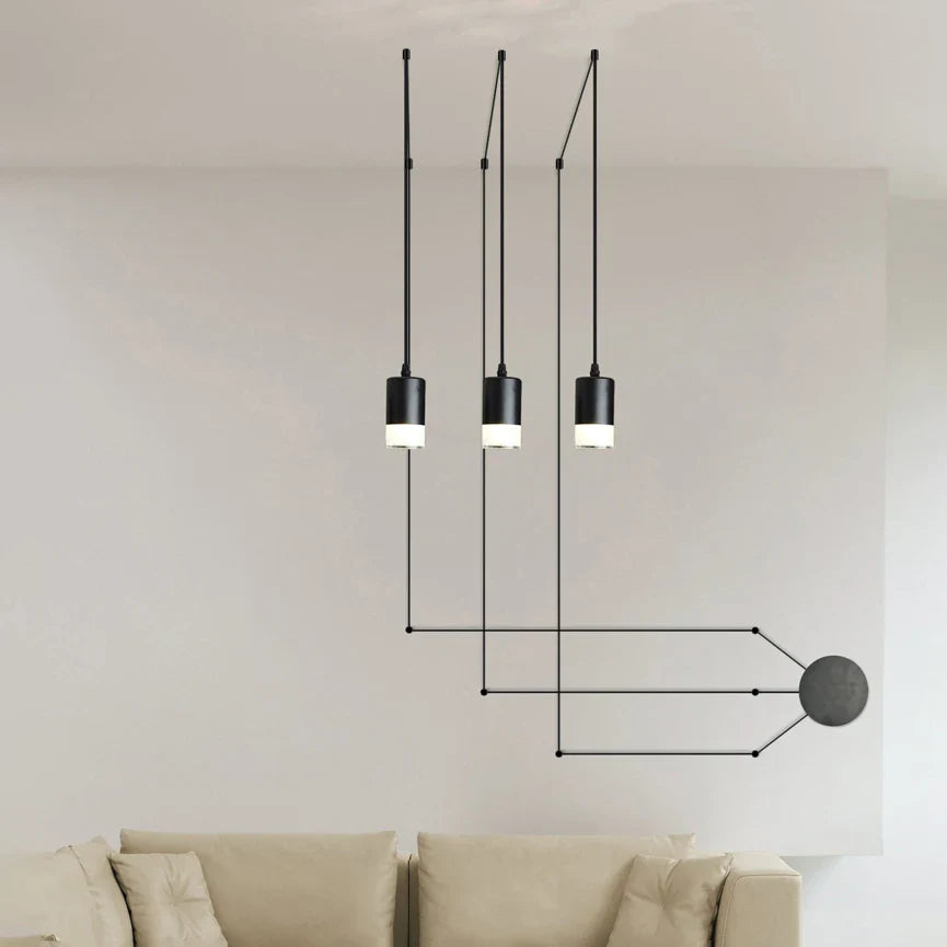 Modern LED spider pendant chandelier Nordic style