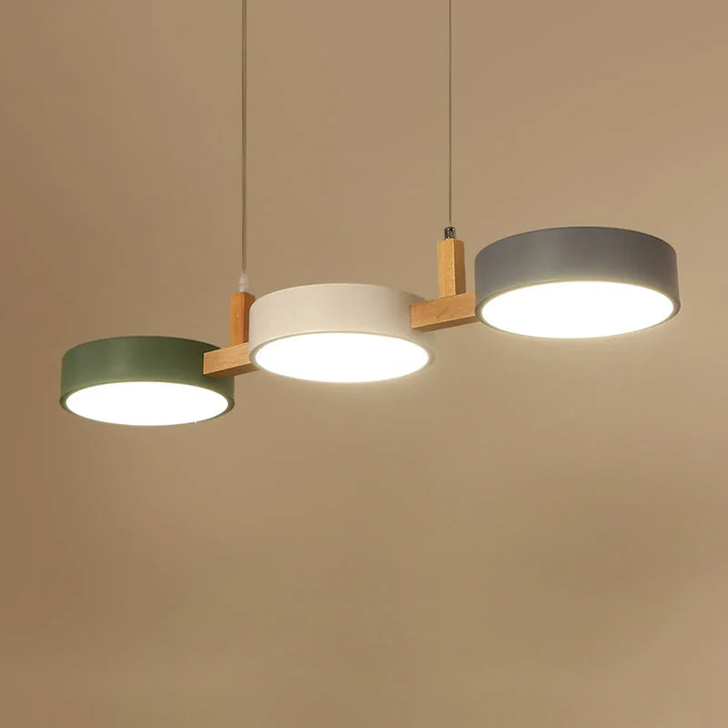 Minimalist sleek Nordic chandelier