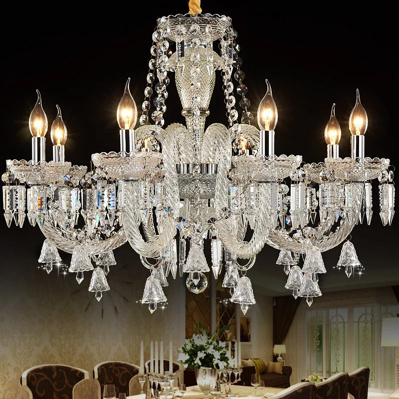Modern LED chandelier for living and working spaces
