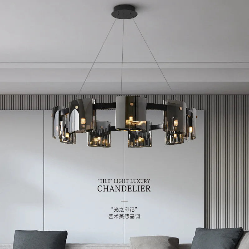 Scandinavian LED Crystal Chandelier Indoor Lighting Fixture