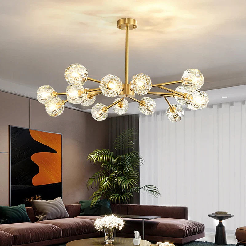 Elegant Modern Crystal Chandelier