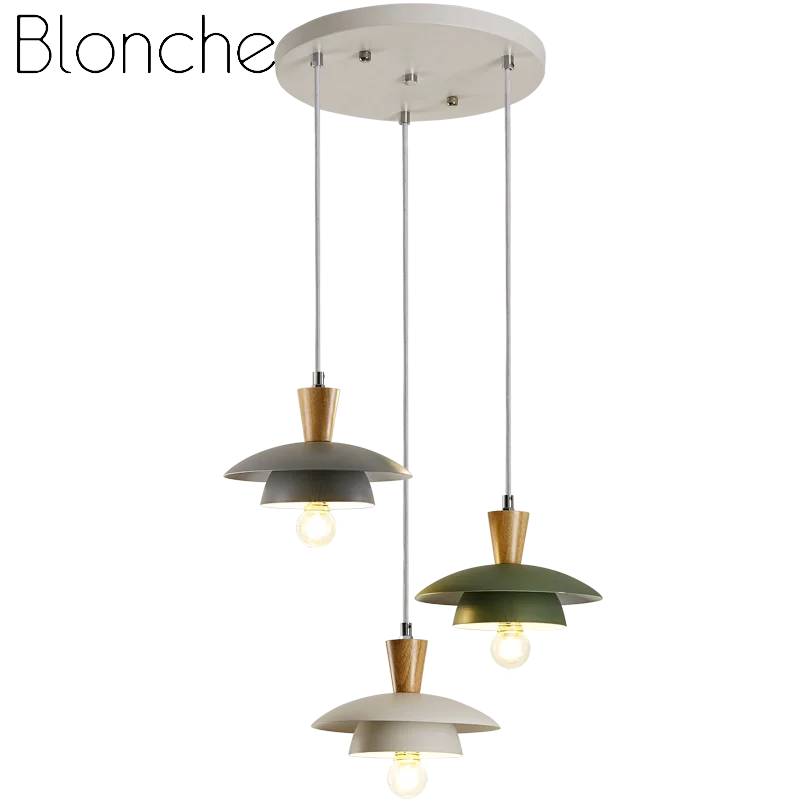 Creative Macaron Style Modern Wrought Iron Indoor Chandelier
