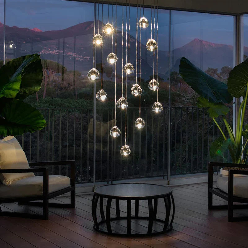Modern LED crystal chandelier elegant design for refined spaces