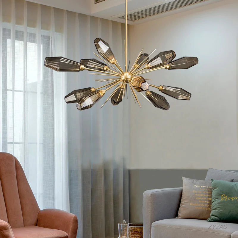 Post-modern creative crystal chandelier for interior decoration