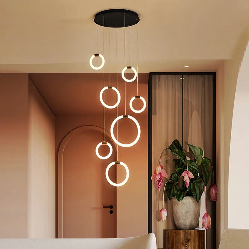 Modern Acrylic LED Chandelier for Luxury Decor