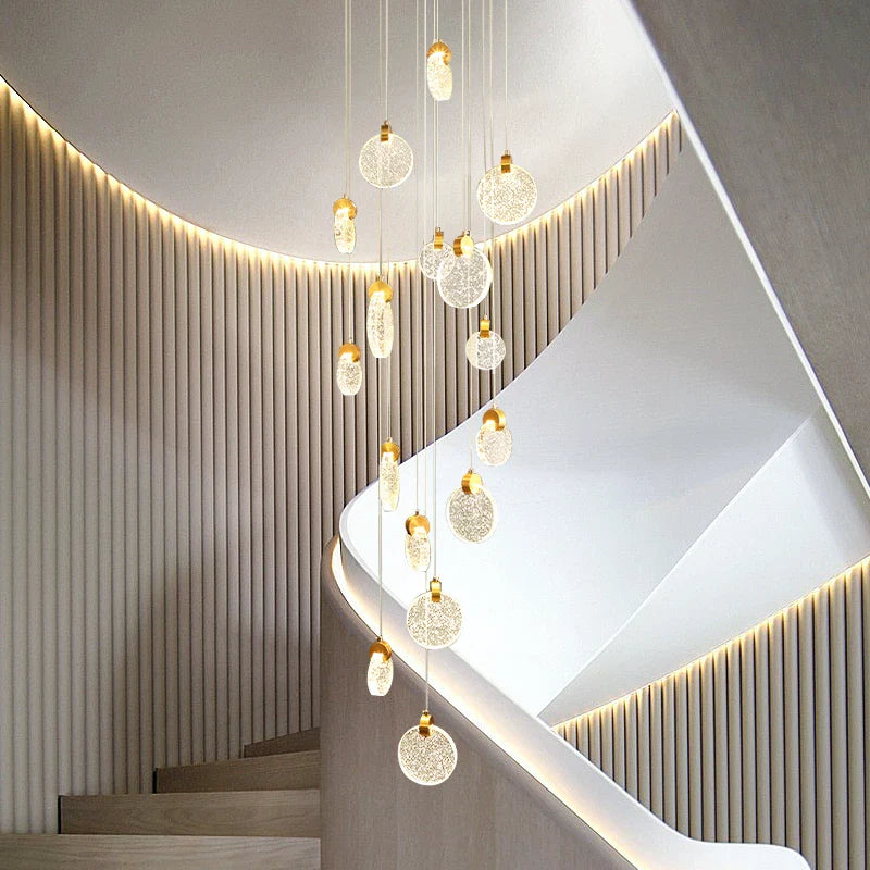Designer crystal chandelier for a modern and elegant interior