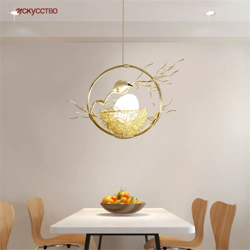 Decorative cottagecore style chandelier with LED lighting