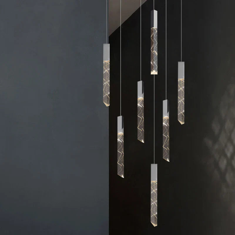 Modern Nordic crystal chandelier for contemporary spaces