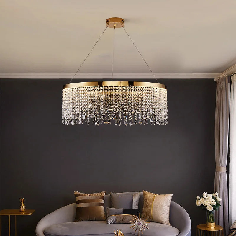 Modern crystal chandelier for elegant interior decoration