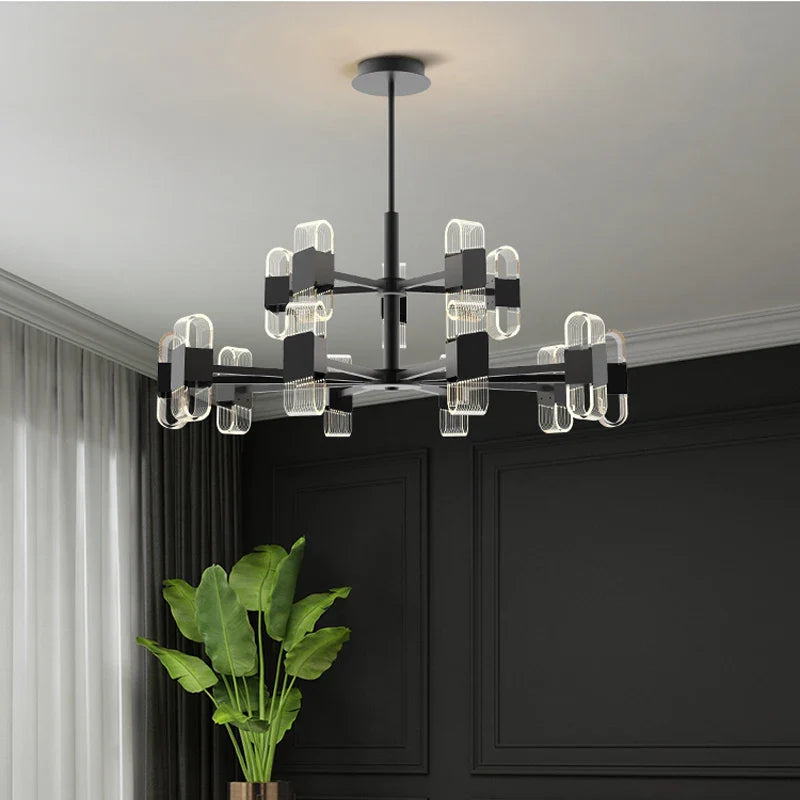 Luxury design chandelier for elegant Nordic lighting