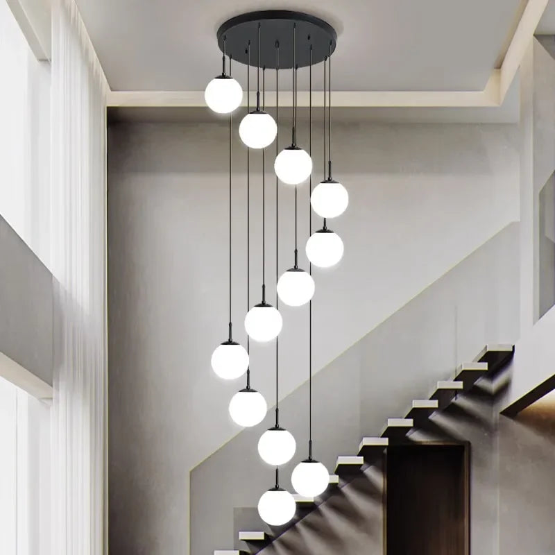 Modern Duplex Chandelier for Luxury Interior Lighting