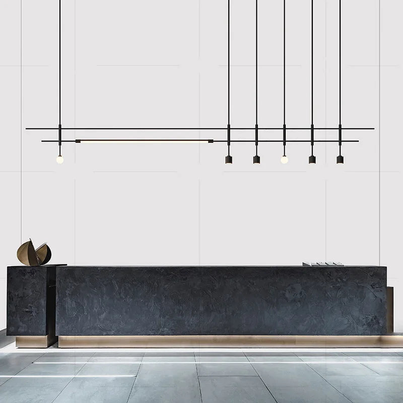Contemporary hanging chandelier