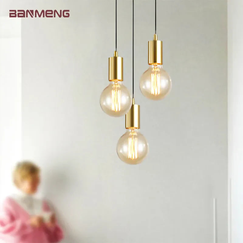 Elegant Nordic E27 Pendant Light